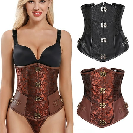 

Women s Court Corset Feather Velvet Christmas Bow Body Shaping Clothes ShapewareHalloween gift on Clearance
