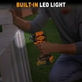 thumbnail image 7 of Cordless Impact Driver and Drill Combo Kit (Tool Only) Compatible with Dewalt 20V Max Battery, 7 of 7