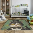 thumbnail image 3 of WOBOGO Handsome Milk Cow Cat Baby Playmats Extra Large Waterproof Rollable Activity Pads for Toddlers 50×50inch, 3 of 7