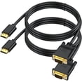 thumbnail image 1 of Cable HDMI a VGA AKWOR unidireccional 1080P de 1,8 m, 1 of 7