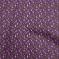 thumbnail image 1 of oneOone Polyester Spandex Purple Fabric Kids Craft Projects Decor Fabric Printed By The Yard 56 Inch Wide, 1 of 4