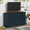 thumbnail image 2 of FESTIVO 48 in. Rustic Natural Wood TV Stand - Up to 55 in. TVs - Navy, 2 of 6