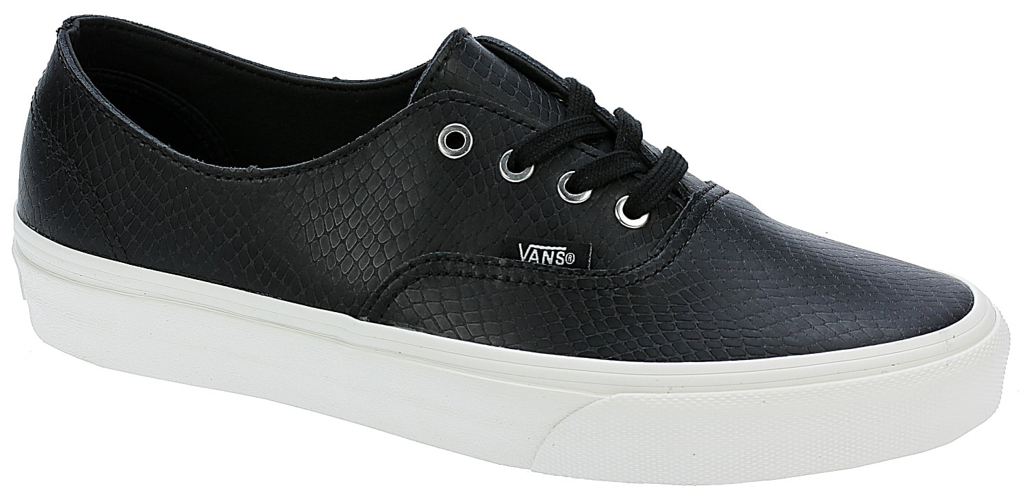 Ideelt andrageren Venlighed Vans Authentic Decon Leather Snake Black/Blanc Skate Shoes Size 12 -  Walmart.com
