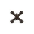 thumbnail image 2 of HomeRoots 483218 8 in. Metal Game Hand Painted Tabletop Sculpture, Black, 2 of 4