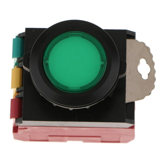 Interruptor de Botón de Bloqueo Cola LA22E-11DT 1NO1NC 24V LED Interruptor de pulsador momentáneo