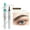 Coffee, variant on Eyebrow Pencil, Microblading Pen, Long Lasting Waterproof Smudge Proof Natural Looking 4 Point Brow Pen for Defined Eyebrows Easy to Use Portable Metal Tip Eye Makeup Tool