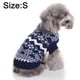 thumbnail image 2 of Suéter de invierno cálido y cómodo para perros Suéter navideño con copos de nieve para perros414, 2 of 5