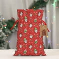 thumbnail image 5 of Honeii merry Christmas gnome Print Small Burlap Bags,Christmas Drawstring Treat Bags Gift Bags Reusable Candy Goodie Wrapping Bags for Holiday Party Favors Supplies -Medium, 5 of 9