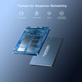 thumbnail image 7 of TOPESEL 256GB SSD Internal Solid State Drive 2.5” Up to 500MB/s SATA III SSD Hard Drive, 7 of 7