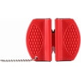 thumbnail image 3 of GLOGLOW Mini Quick Knife Sharpener, Portable Sharpening Stone for Kitchen(Red),abrader, 3 of 7