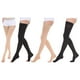 thumbnail image 5 of Soidarity Medias Transpirables Y Elásticas Medias Altas Para Máxima Comodidad Medias De Compresión Médica Punta Abierta-Negro XL Type3 NO3, 5 of 6