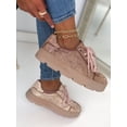 thumbnail image 3 of Tenis Sneakers con Brillos Casual para Dama Hanna MX  Euro Rose Gold, 3 of 3