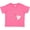 Hot Pink, variant on Inktastic Peace Sign Cute Daisy Flowers Girls Baby T-Shirt