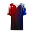 thumbnail image 5 of VerPetridure American Flag Shirt Women 4th of July Patriotic T Shirt Funny Stars Stripes Graphic Tee Independence Day T-Shirt Top, 5 of 5