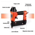 thumbnail image 3 of 2 In1 Air Nail Gun Furniture Brad Nailer Pneumatic Gun Wood Frame Stapler Pneumatic Tool Power Tools With 400pc Staples, 3 of 8