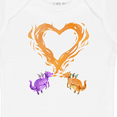thumbnail image 4 of Inktastic Fire Heart Dragons Boys or Girls Baby Bodysuit, 4 of 5