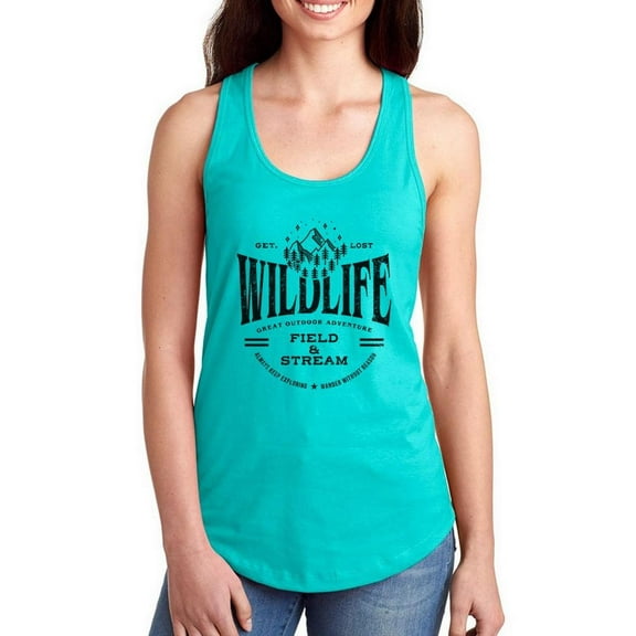 Wildlife Field And Stream Racerback Tank Women -Image by Shutterstock, Female x-Small