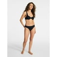 thumbnail image 5 of Time and Tru Women's and Women's Plus Size Ribbed Low Rise Bikini Bottoms, Sizes XS-3X, 5 of 5