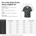 thumbnail image 5 of Pofeuu River Freshwater Fish Print Mens Casual Short Sleeve Shirts Beach Summer Spread Collar Pocket Tops Men's Casual Short-sleeved Shirt-X-Large, 5 of 5