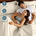 thumbnail image 2 of Bare Home Premium 1800 Collection 4-Piece Bed Sheet Set with Envelope Pillowcases, Queen, Sand, 2 of 9