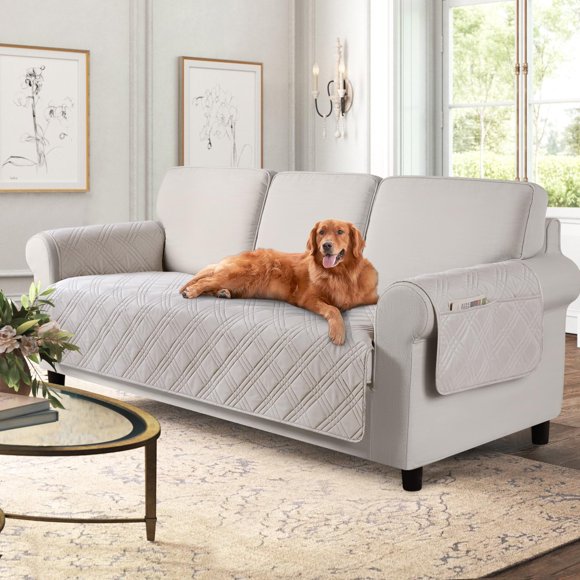 Funda impermeable TAOCOCO para sofá de 3 cojines, para mascotas y perros