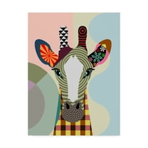 Trademark Fine Art 'Stand Tall Giraffe' Canvas Art by Lanre Adefioye