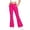 Z14-Hot Pink, variant on YAYUBA Uniform Pants for Girls Flare Slim Fit Dressy Pants Elastic High Waist Pull on School Uniform Trousers Girls Back To School Clothes 15-16 Years Beige