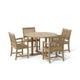 thumbnail image 2 of Anderson Teak Tosca Rialto Armchair 5-Pieces Dining Set, 2 of 2