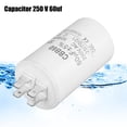 thumbnail image 2 of Condensador, condensador de marcha Condensador de funcionamiento cilíndrico CBB60 AC 250V 60uF 50/60HZ para bomba de motor, 250V 60uf condensador de bomba de agua del motor de lavadora funcionamiento Higoodz Industrial, 2 of 8