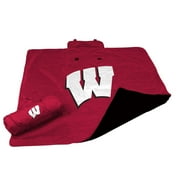 Wisconsin Badgers Packable Weather Resistant Blanket
