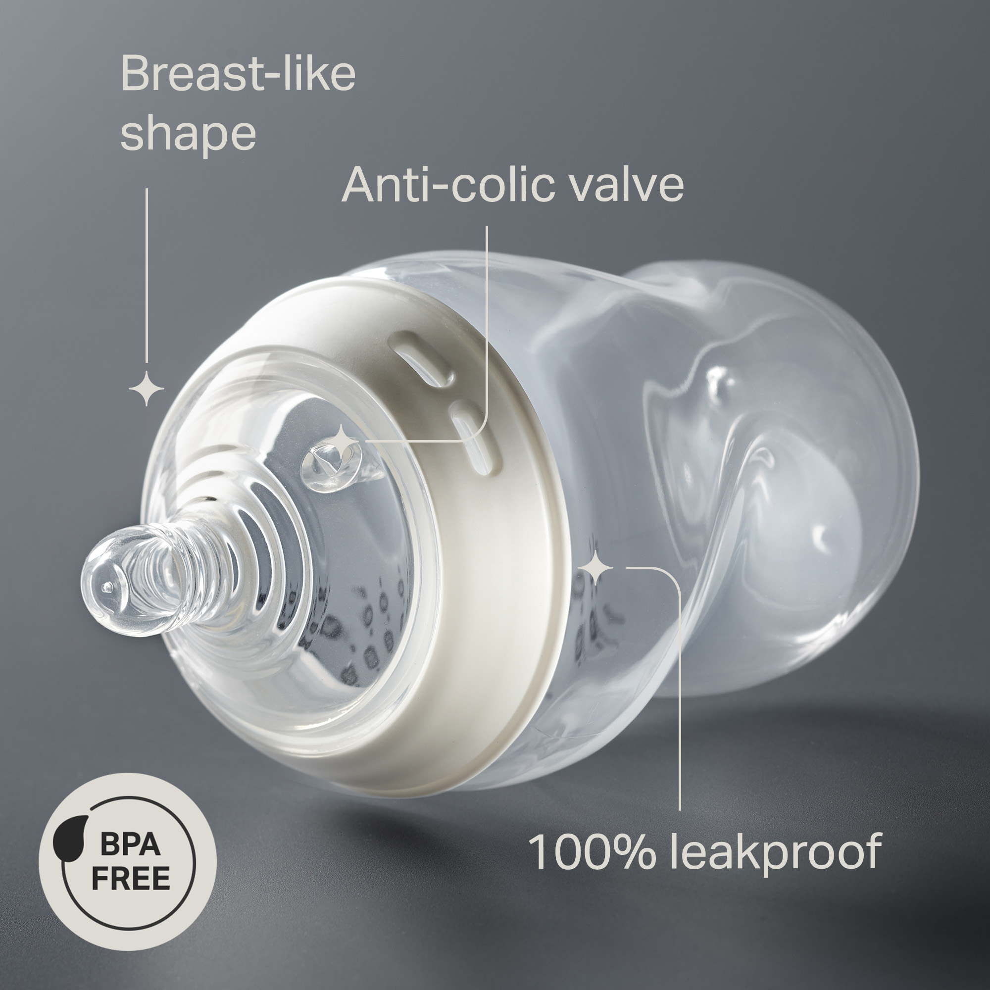 Tommee Tippee Natural Start Baby Bottles, 9 oz, 6-Pack photo 3