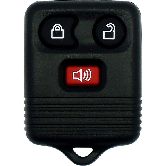 Car Keys Express Replacement Ford Remote - 3 Buttons (Lock, Unlock, and Panic)