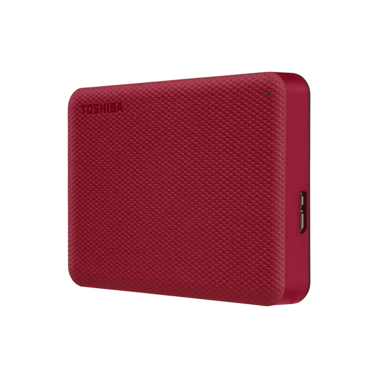 Portable RED Advance Drive - Canvio Hard 2TB Toshiba