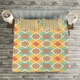 thumbnail image 3 of Ambesonne Moroccan Quilted Bedspread Set 3 Pcs, Boho Native Culture, King Size, Multicolor, 3 of 3