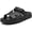 black, variant on Women's Comfortable EVA Sandals with Arch Support, Adjustable Buckle Summer Beach Slide Sandal