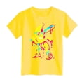 thumbnail image 4 of MuXiKeJi Clothes Boys Short Sleeve Tee with Playful Banana Print Soft Casual Top for Daily Wear Comfortable Kids Shirt, 4 of 4