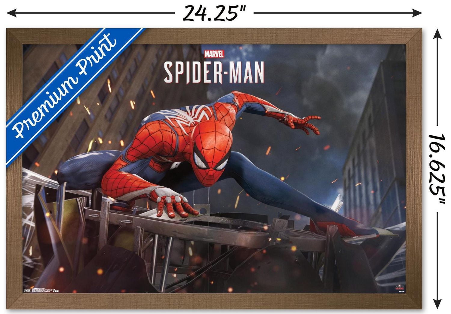 Marvel Comics - Spider-Man - Action Wall Poster, 22.375" x 34"