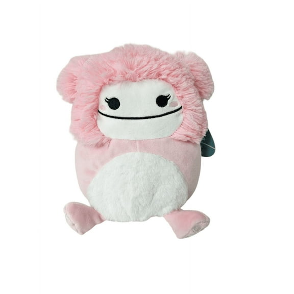 Squishmallow Official Kellyto 8 Inch Brina the Pink Bigfoot Fuzzy Belly New Version Ultimate Soft Plush Toy