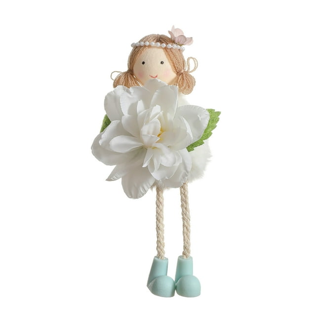 Statue de Fée de Printemps Fleur Suspendue Décoration de Jardin de Fée Adaptée pour Accessoires de Jardin de Fée Intérieur et Extérieur Décoration Maison
