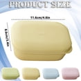 thumbnail image 2 of Plastic Soap Tray, VGFVFSKGA Leakproof Soap Holder, Double-Layer Drainage Soap Box, Portable Soap Dish, Self Draining Bar Soap Sponge Holder for Shower Bathroom Washroom Bathtub,4.6×3.4 in,Z1#Yellow, 2 of 6