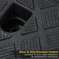 thumbnail image 3 of EXHUMKY Reusable Thickened Plastic Non Slip Ramp for Road Thresholds and Outdoor Placement, 3 of 6