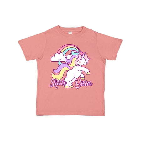 

Inktastic Little Sister Unicorn Gift Toddler Toddler Girl T-Shirt