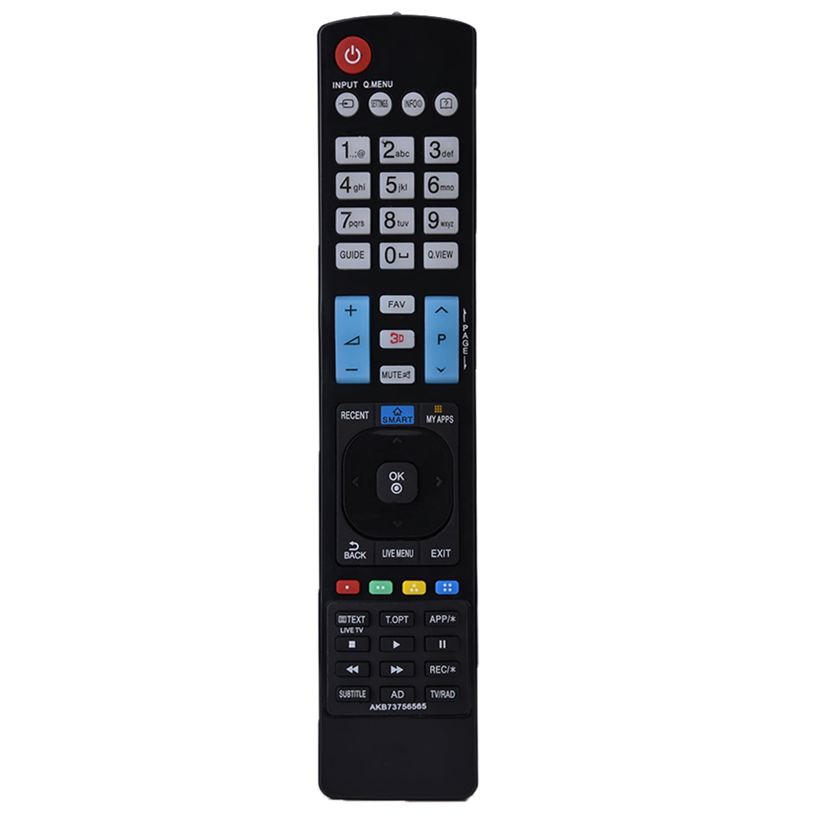 Control remoto universal pequeño AKB73756565 ANGGREK Para TV SMART LED ...