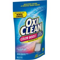 Color Boost Laundry OxiClean Color Boost Laundry Stain Remover Power Paks & Colored Clothes ...