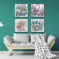 thumbnail image 4 of Nautical Theme Canvas Wall Art for Kids Bedroom Colorful Sea Turtle Dolphin Octopus Wall Decor Ocean Life Prints Pictures 16x16" 4Pcs Rustic Artworks Paintings for Bathroom Nursery Home Decoration, 4 of 6