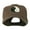 Brown, variant on Traditional Chinese Symbol Yin and Yang Embroidered Cap - White OSFM