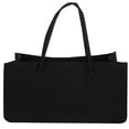 thumbnail image 1 of Portable Felt Storage Pouch Firewood Storage Bag (Black Color), 1 of 8