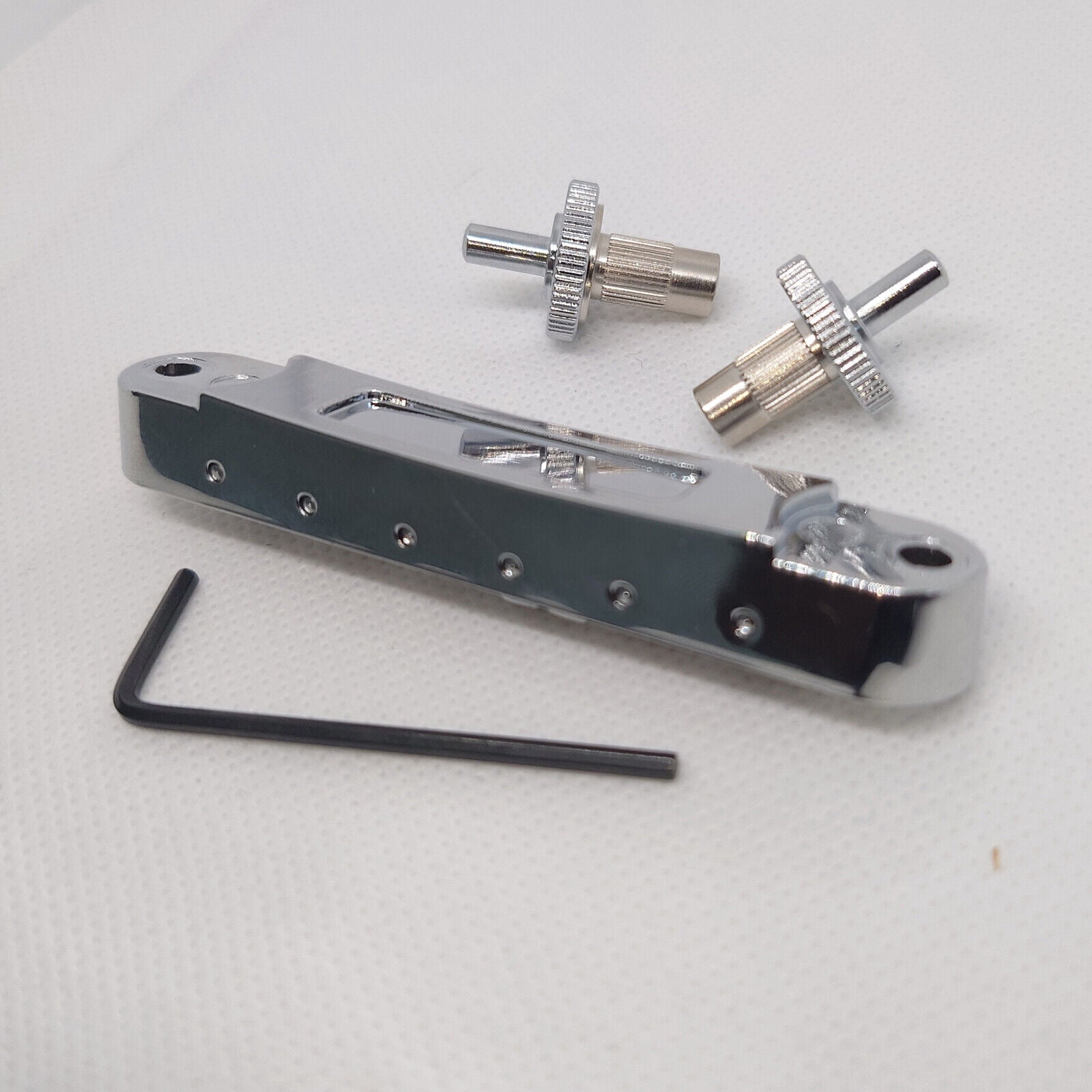 Chrome Tune-O-Matic ABR-1 JB Guitar Bridge for LP, SG, Fly V Electric Guitars Replacement Parts