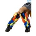 thumbnail image 4 of Faithtur Women's Anti-Slip Leg Warmers, Solid Color/Multi-Color Thicken Socks, Windproof Legs Protector, 4 of 9
