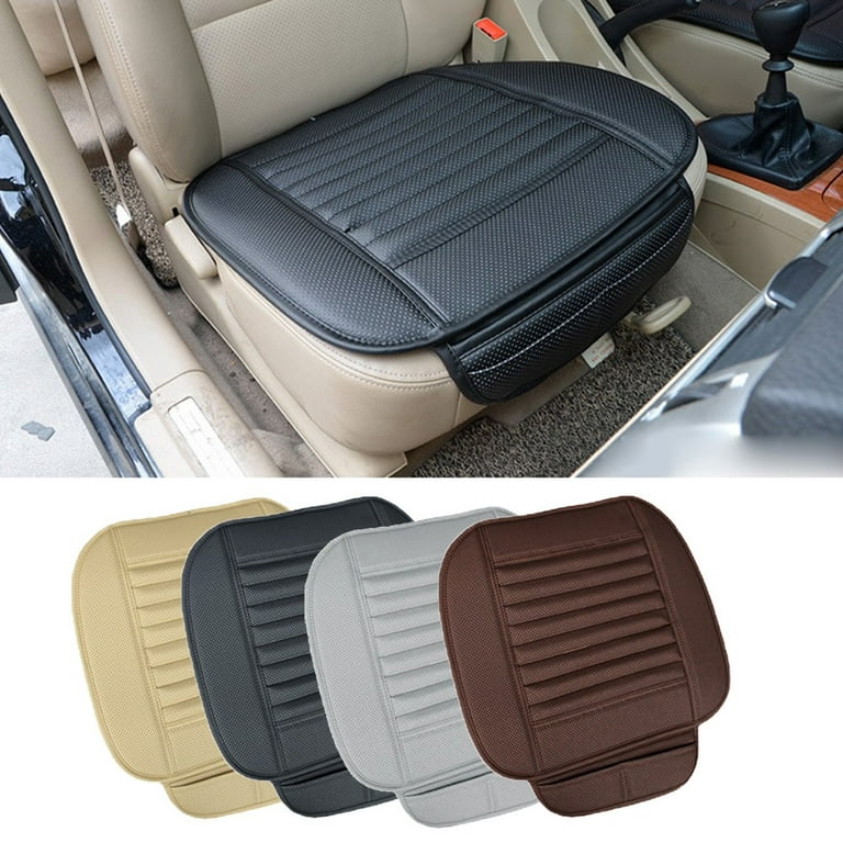 Ruibeauty Car Front Seat Cover Breathable Pu Leather Pad Mat Auto Chair Cushion  Universal 